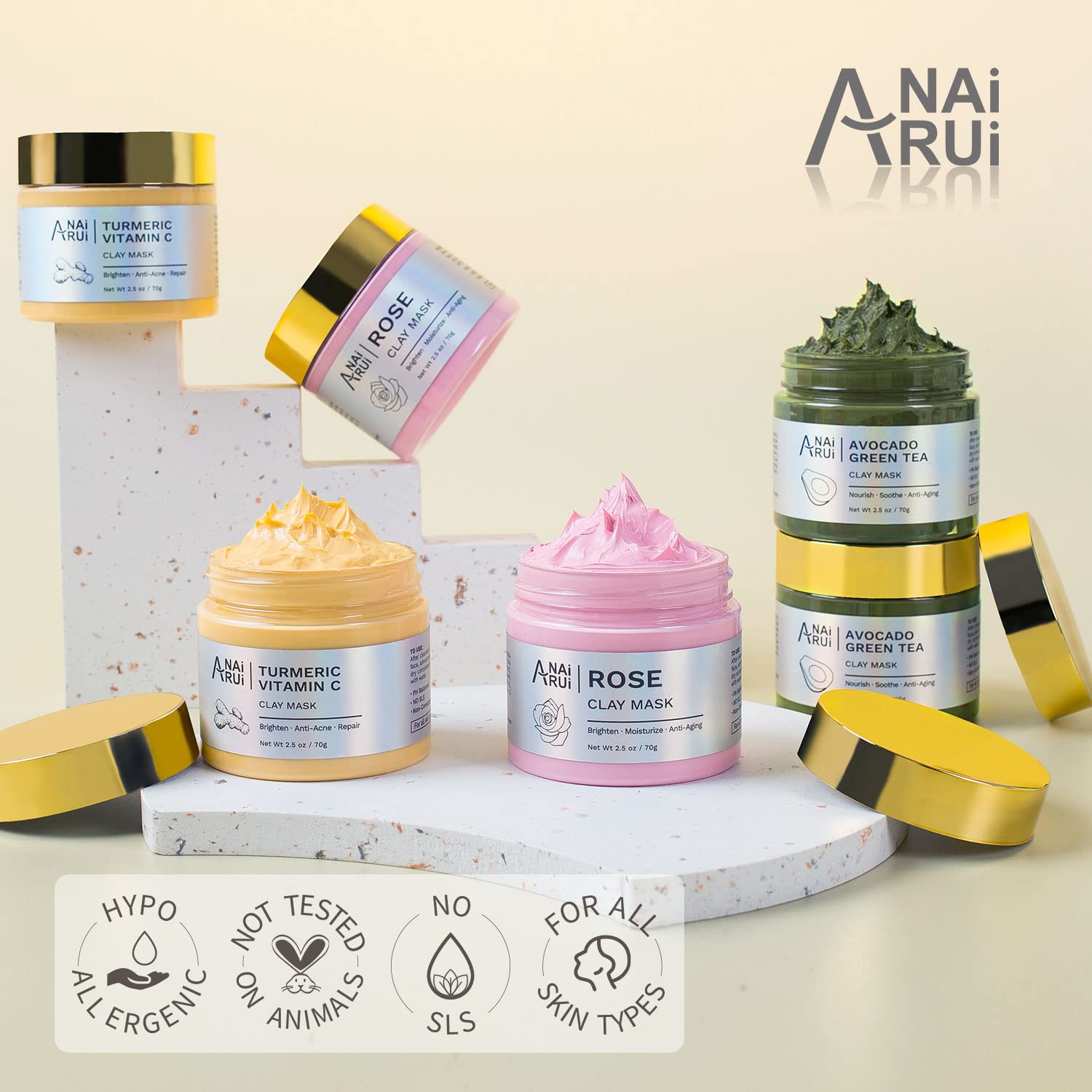 Thumbnail 5 de ANAiRUi Kurkuma Maske Rose 210 g