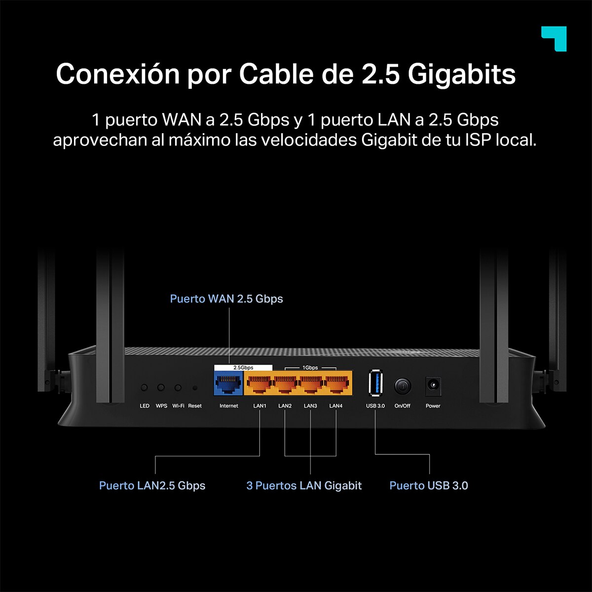 Thumbnail 4 de TP-LINK Archer BE230 Router Wi‑Fi 7 doble banda, 4 puertos 📶