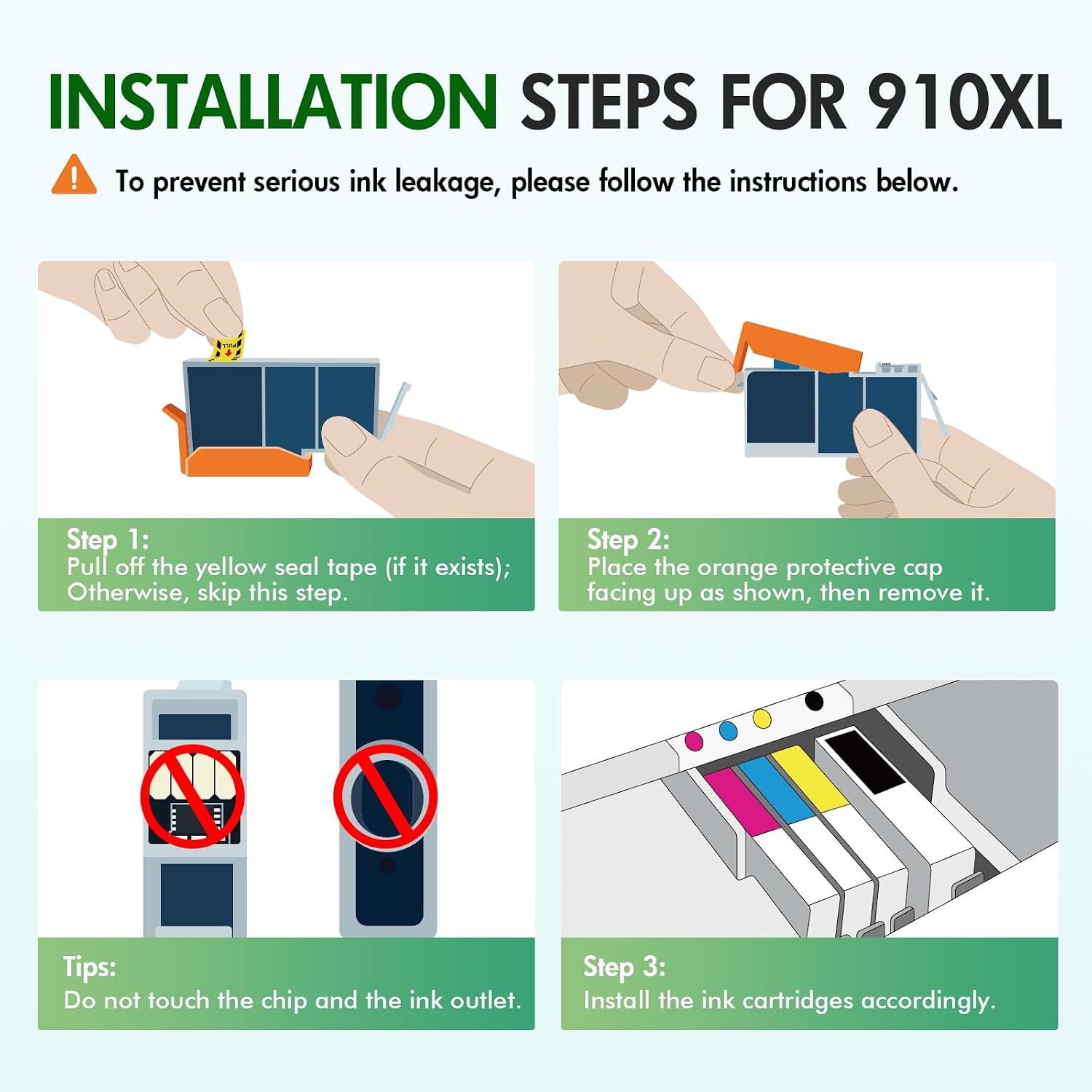 Detalle 2 de 910XL Compatible Ink Cartridge Combo Pack