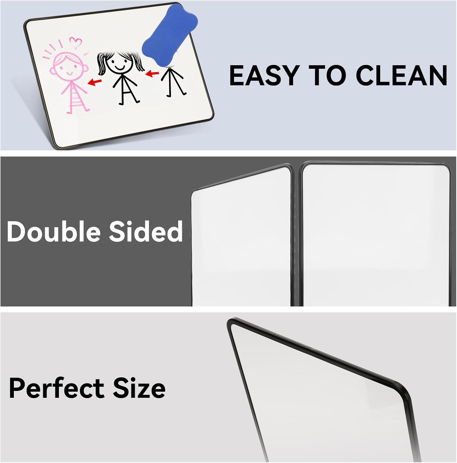 Detalle de Hisredsun A3 Magnetic Whiteboard 42×30 cm