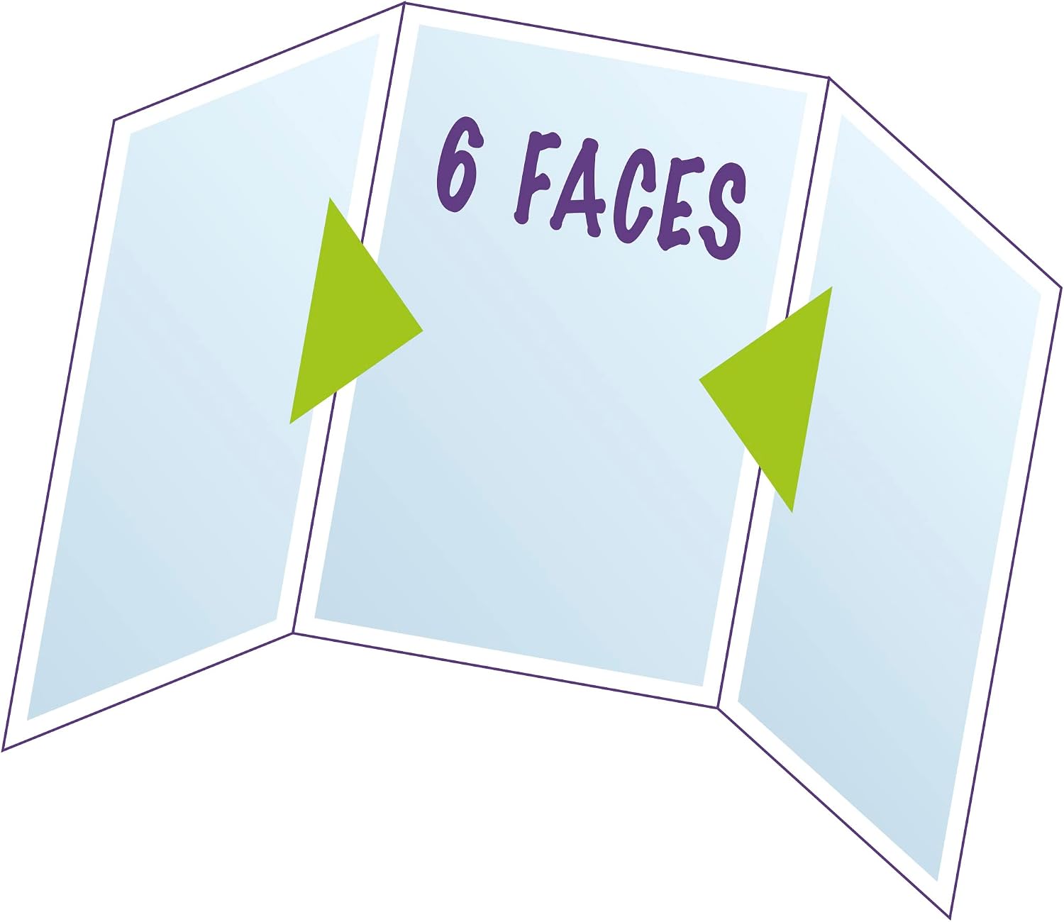 Thumbnail 1 de EXACOMPTA Sachet 10 Étuis 3 Volets PVC Lisse