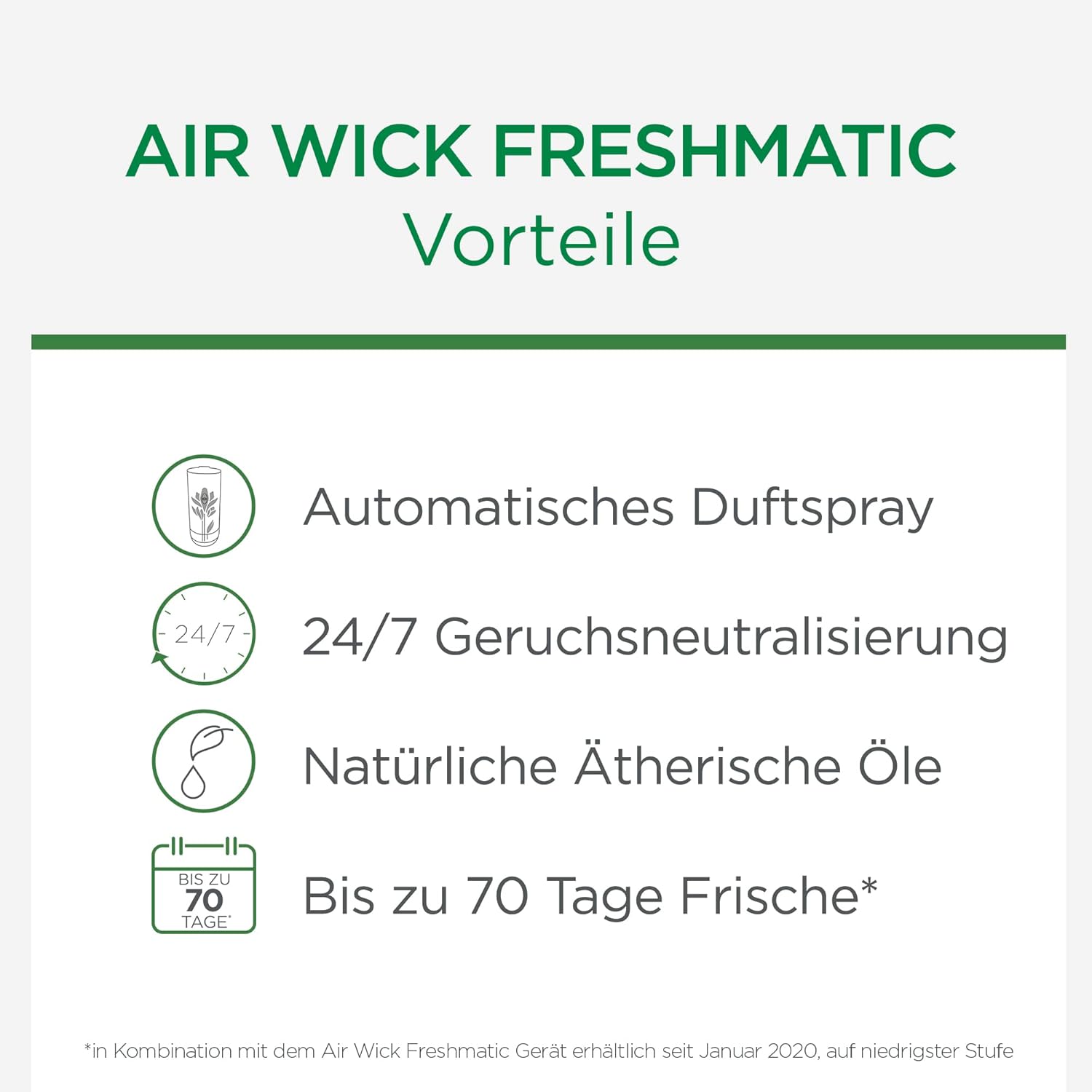 Detalle de Air Wick Freshmatic Max Starter-Set mit 2 Nachfüllern – Automatisches Raumspray, Sommervergnügen