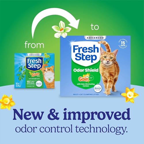 Thumbnail 1 de Fresh Step Advanced Odor Shield Clumping Cat Litter with Gain, 18.5 lb, 2-Pack