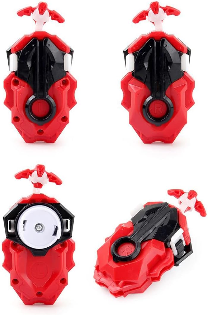 Thumbnail 5 de MUSTYBELT Battling Top Burst Gyro Toy Set with 8 Spinning Tops and 2 Two-Way Launchers (Ages 6+)