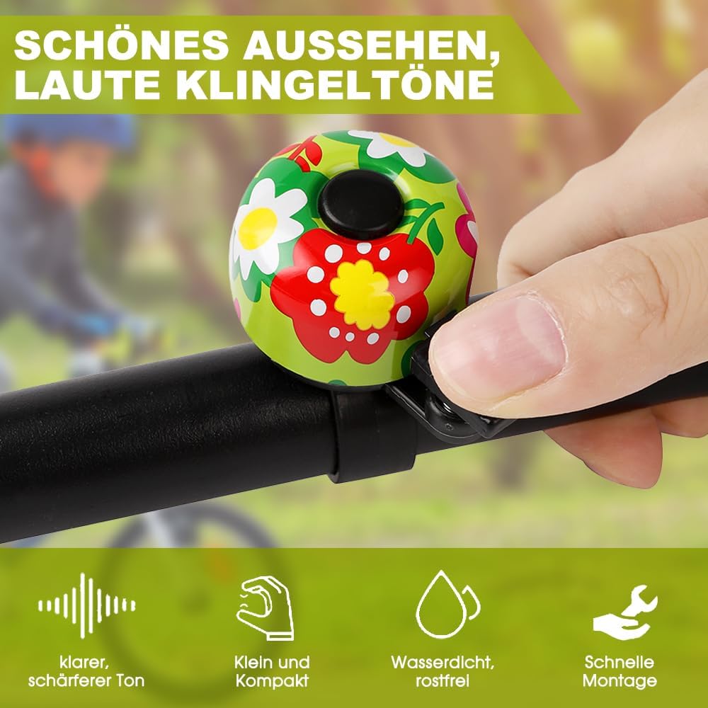 Thumbnail 4 de Fahrradklingel Kinder – Lauter, robuster Klingelaufsatz für Kinderfahrräder und Co.