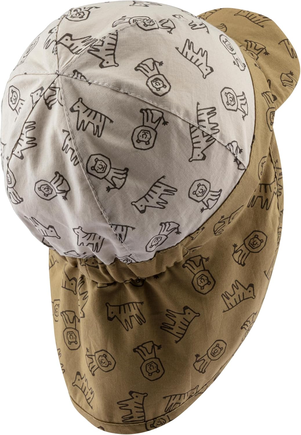 Thumbnail 1 de Sterntaler Schirmmütze Nackenschutz Bedruckt Mit Safari – Casquette de soleil coton imprimé pour enfants