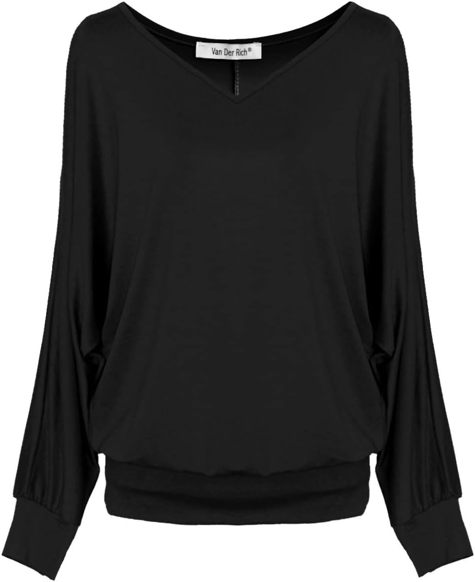 Thumbnail 3 de Van Der Rich T-Shirt „Raffinierte Einfachheit“ für Damen mit Fledermausärmeln