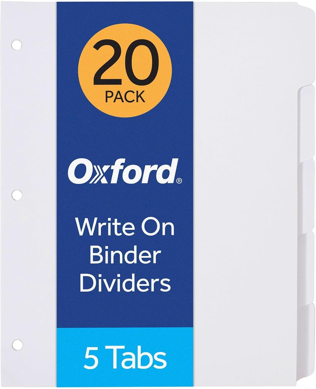 Thumbnail 6 de Oxford Write On 80 Dividers, 8-Tab Sets