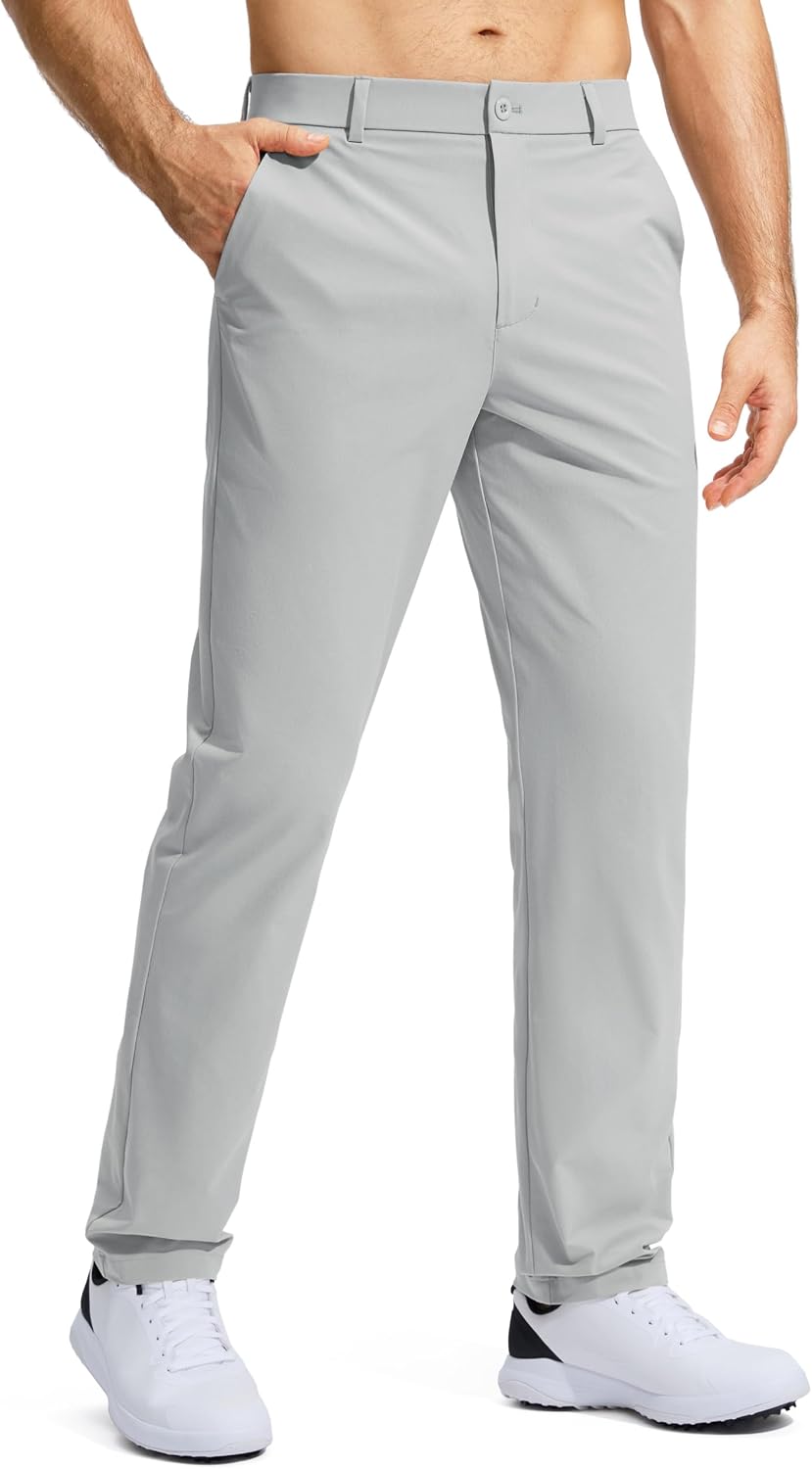 Detalle de Pudolla Men’s Golf Pants Stretch Work Dress Comfy Pants (30/32/34" Inseam) with Pockets