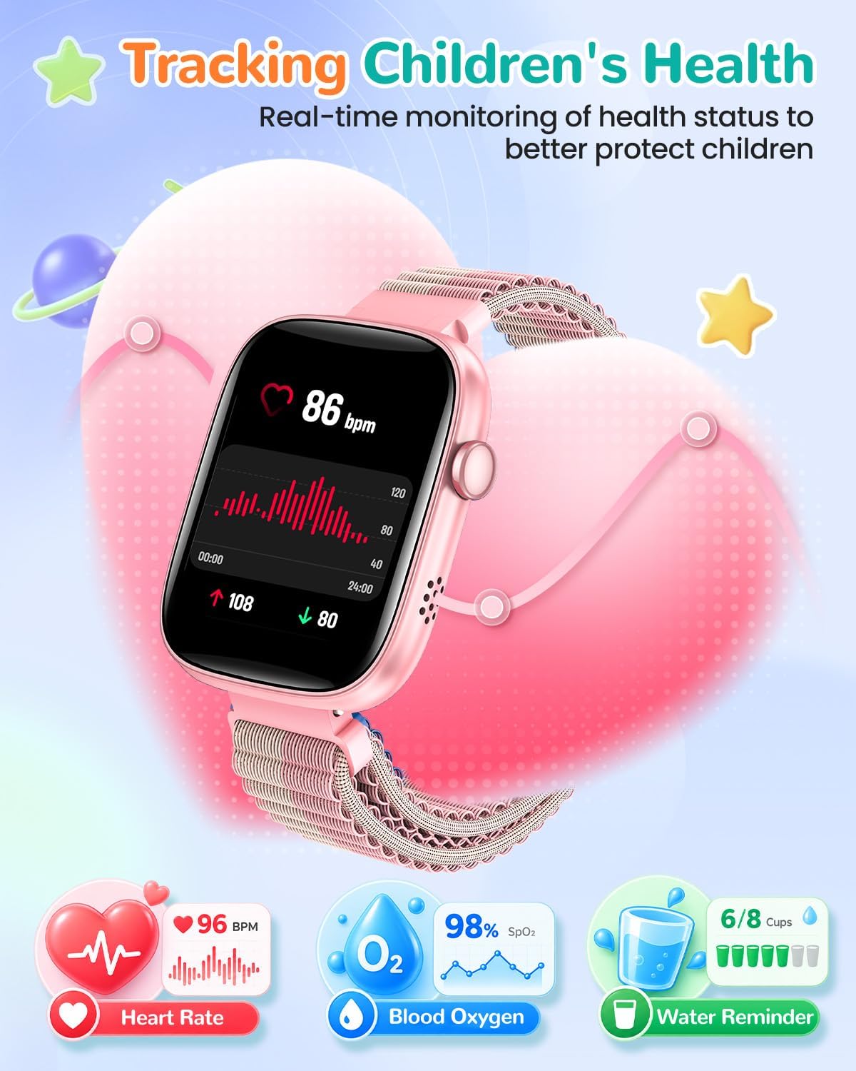Detalle de RUXINGX Kids Smart Watch 1.83-Inch
