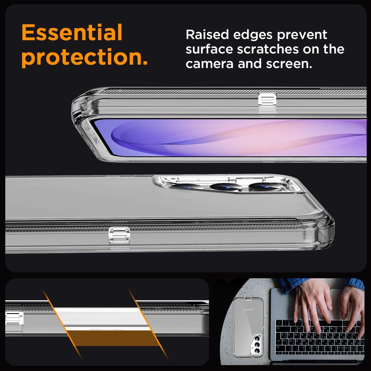 Detalle de AICase Clear Phone Case for Samsung Galaxy S26 Plus