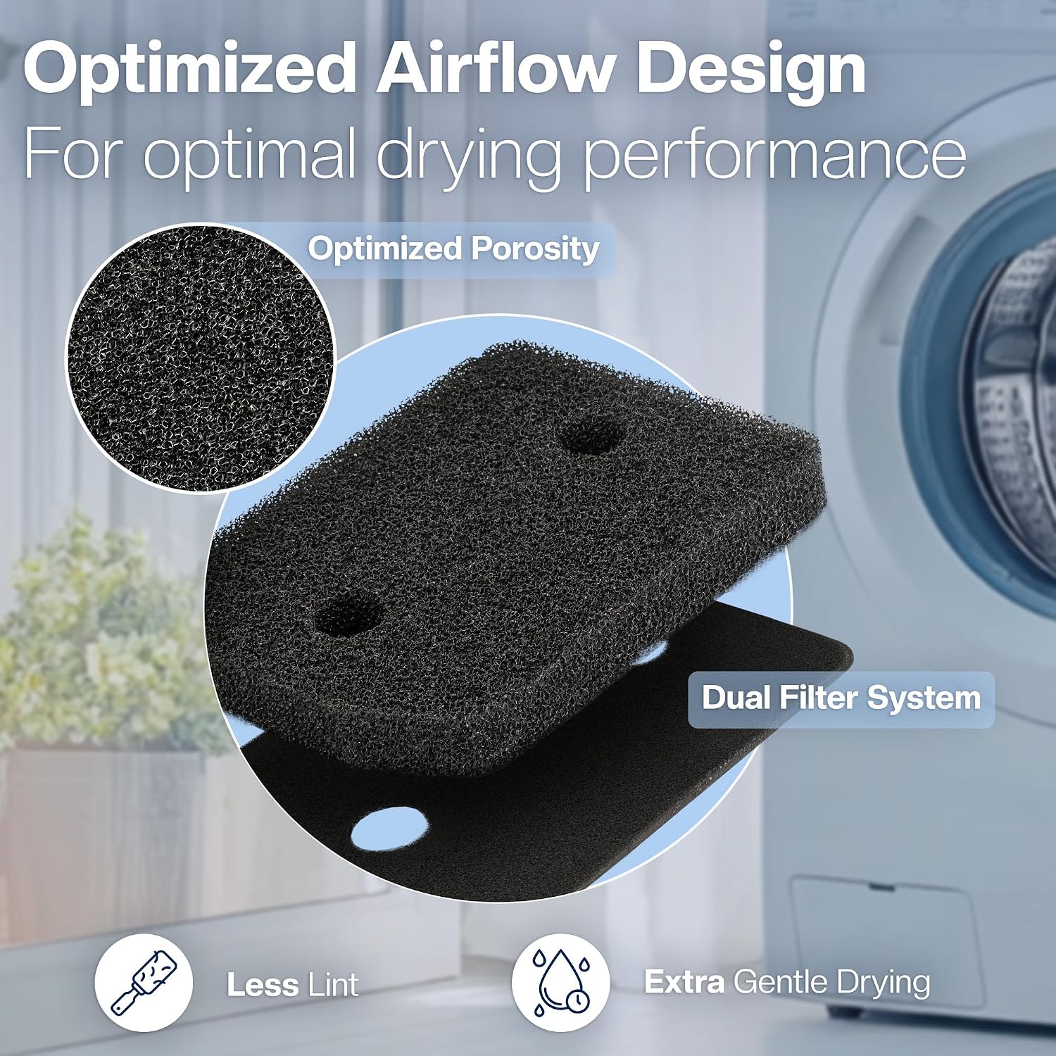 Detalle de 1E 2 Plinth Filters for Miele T1 Tumble Dryer (Replaces 9164761)