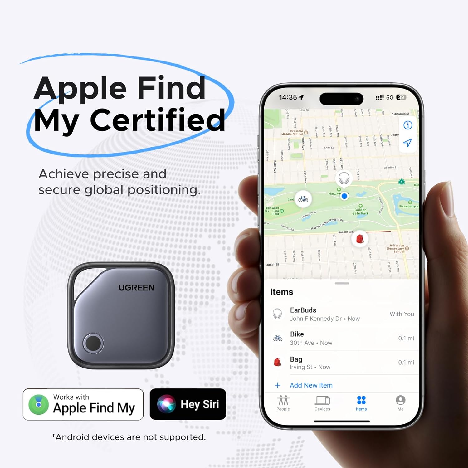 Thumbnail 1 de UGREEN FineTrack Air Tracker Tags 4-pack 🔑