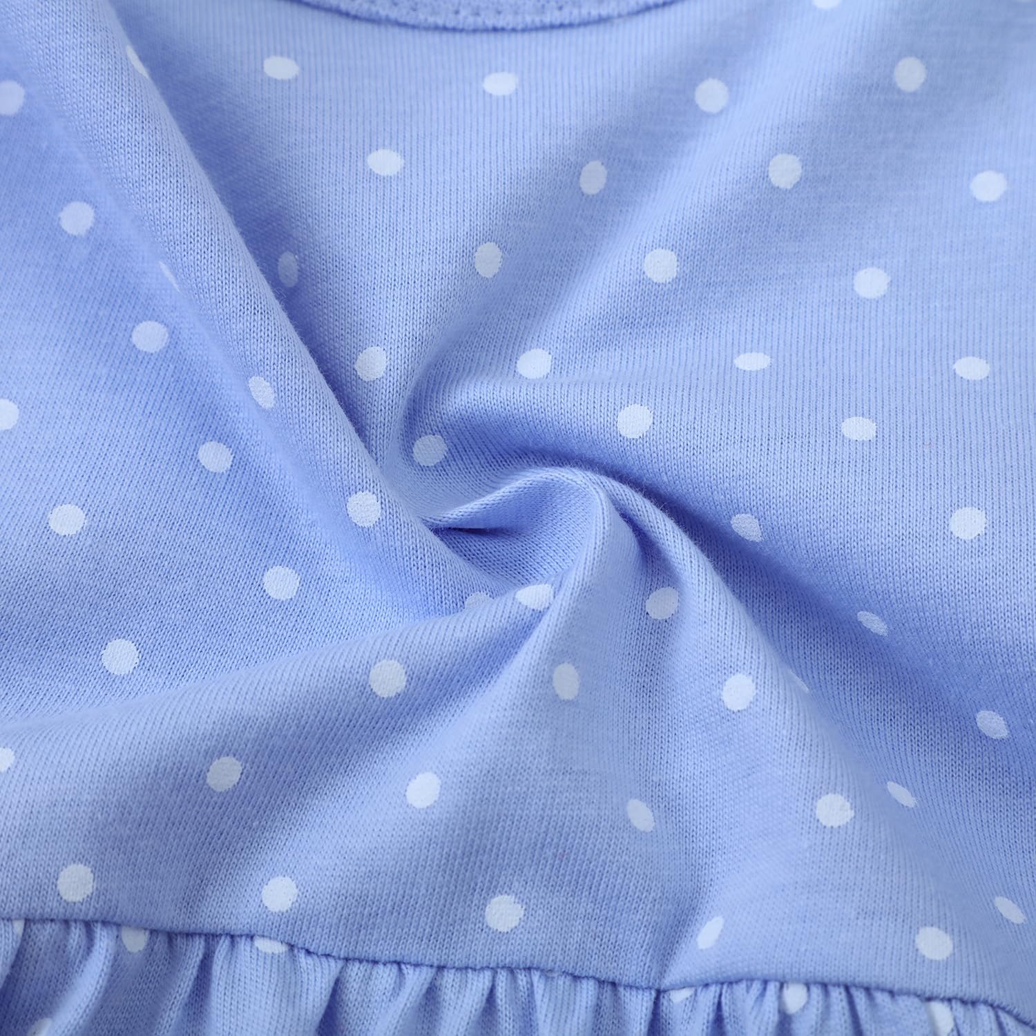 Thumbnail 6 de Beilei Creations Mädchen Kleid Kurzarm Baumwolle – Süßes Muster, Gr.85-140