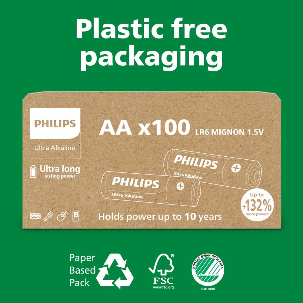 Thumbnail 6 de Philips Ultra AA/AAA Alkaline Batteries Combo – 48 Pack (24 AA + 24 AAA)