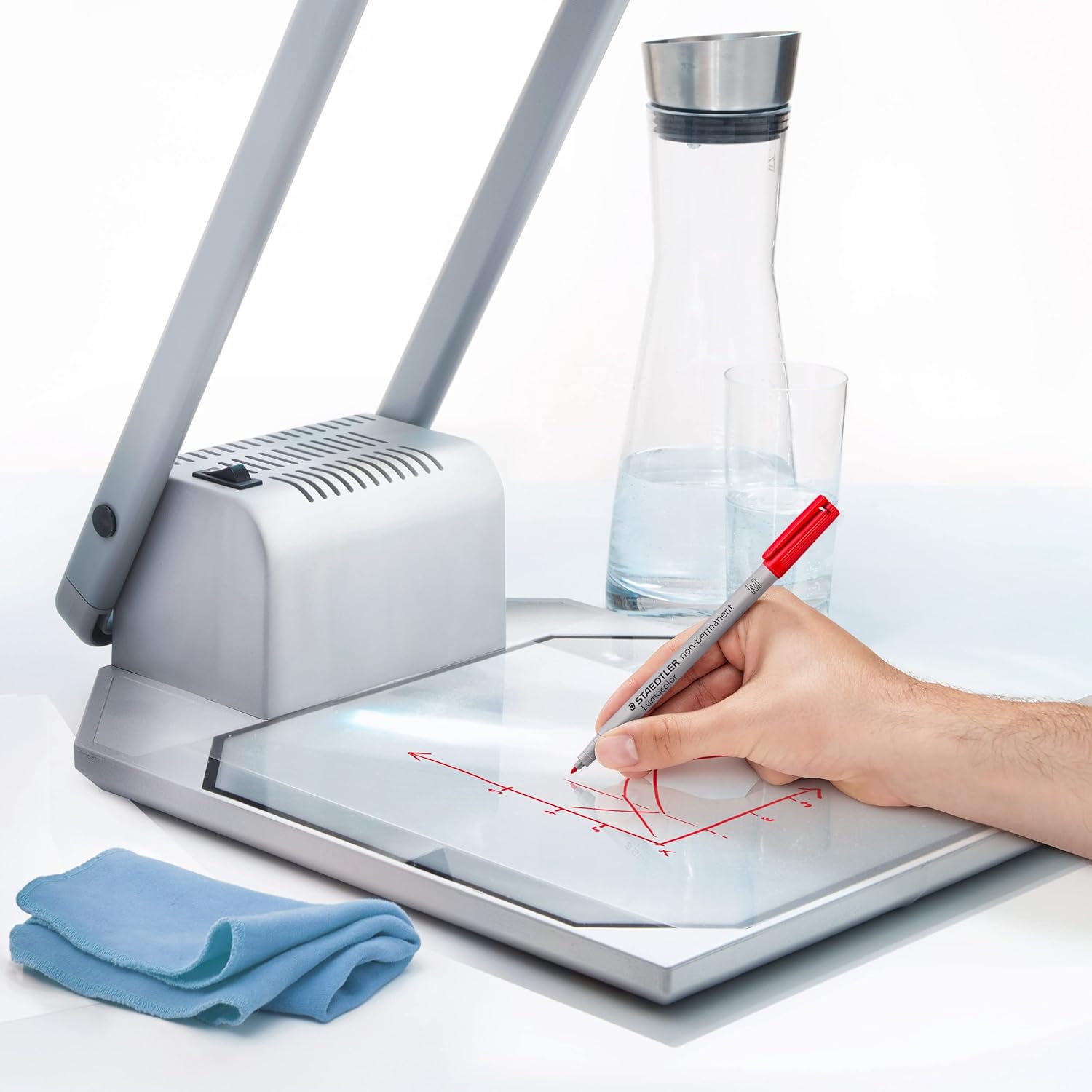 Detalle de Staedtler Lumocolor 315 WP6 – Feutres non-permanents à pointe moyenne pour surfaces variées