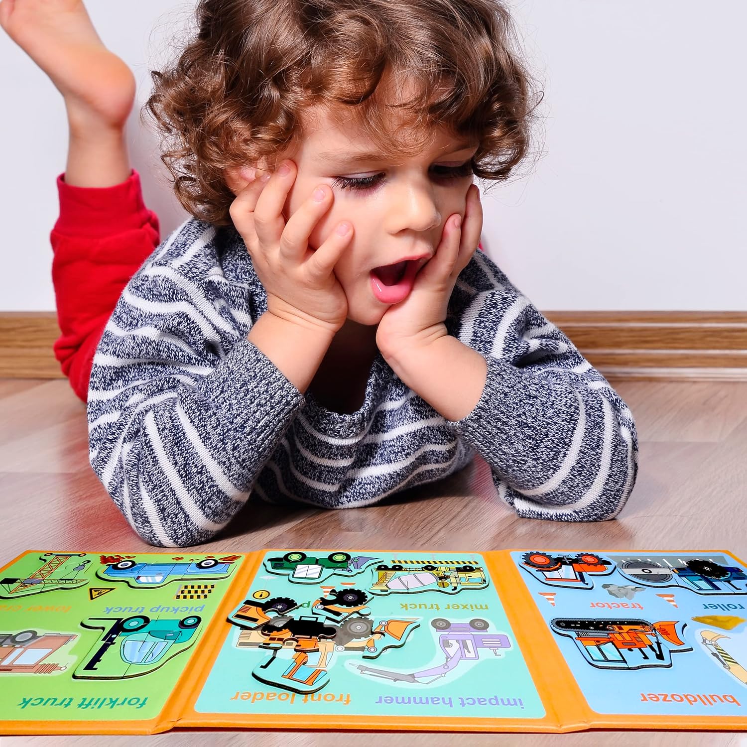 Thumbnail 3 de Magnetic Puzzles for Kids 3-5: Travel Toddler Car and Construction Themes