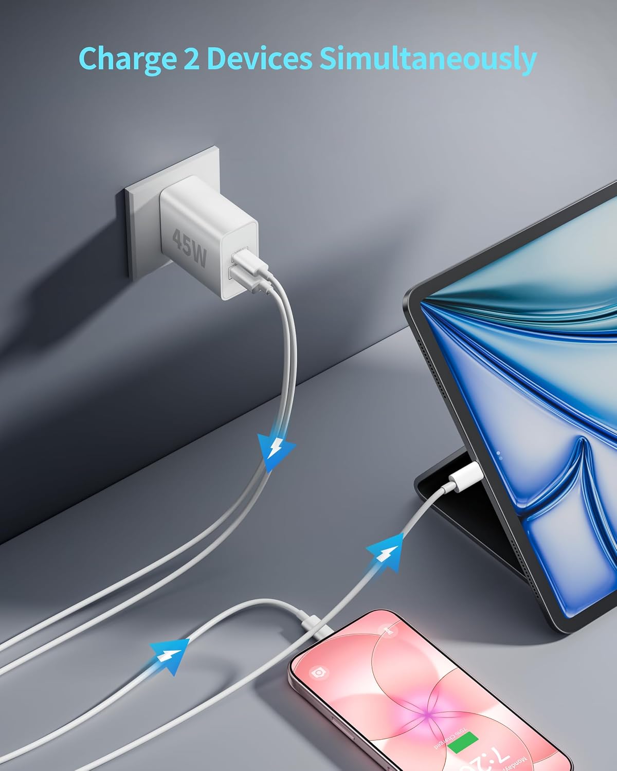 Detalle 2 de KENHAO USB-C Wall Charger 45W
