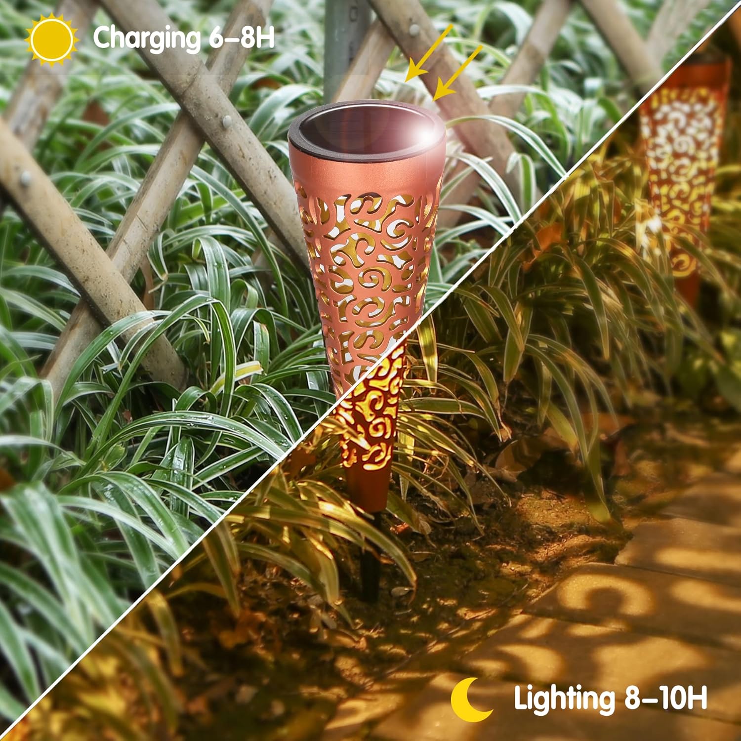 Thumbnail 4 de Solarleuchten für außen (4er-Set) mit IP65 – Solarlampen für Garten, Wege & Balkon