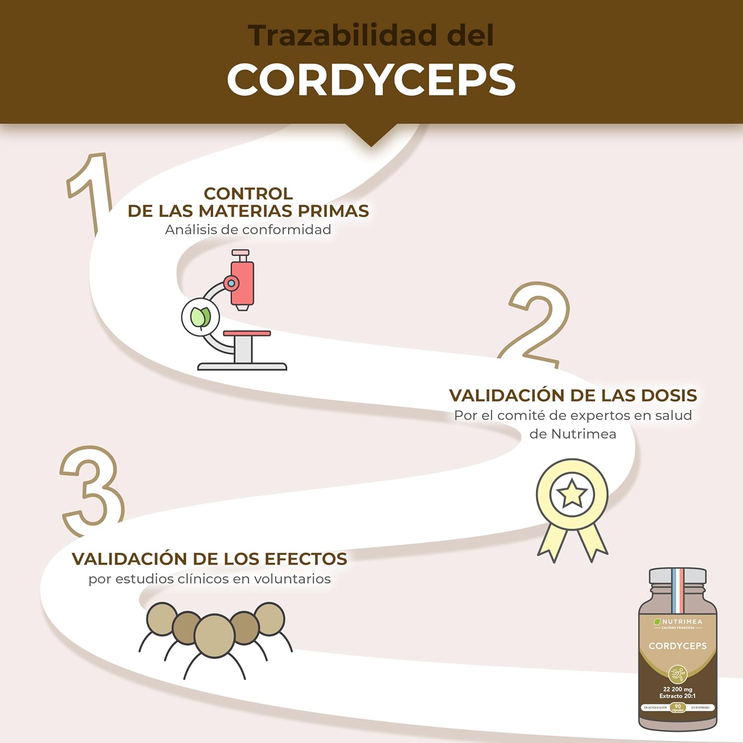 Thumbnail 4 de Nutrimea Cordyceps 🍄 Extracto Micelio 20:1 22200 mg