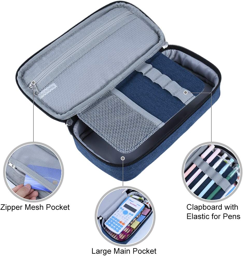 Thumbnail 2 de Large Capacity Pencil Case: Big Pencil Bag with High Storage in Oxford Fabric