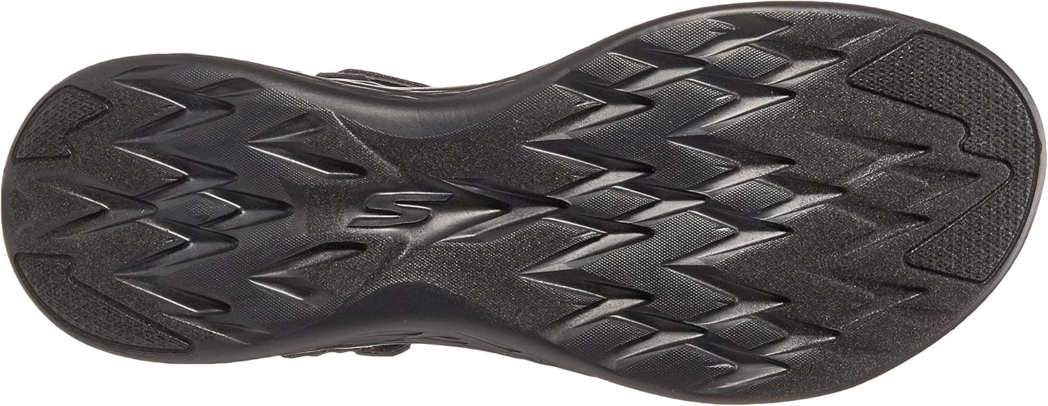 Detalle de Skechers On-The-Go 600 Brilliancy: sandalias atléticas mujer en negro