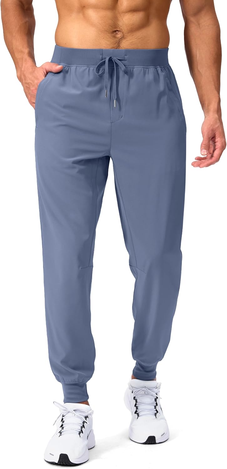 Thumbnail 4 de Pudolla Men's Lightweight Zipper Pocket Joggers