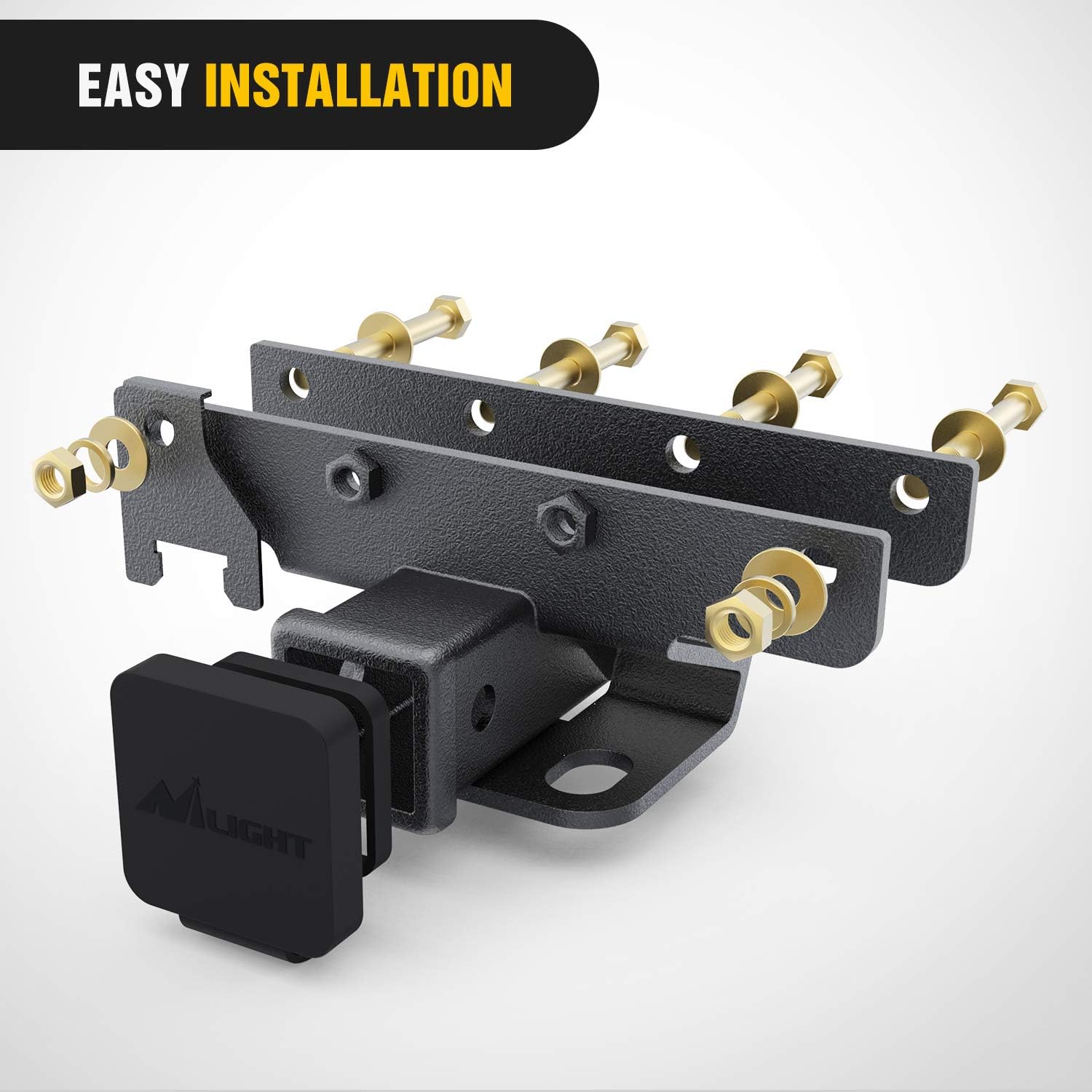 Detalle 2 de Nilight 2-Inch Rear Hitch for Wrangler JL