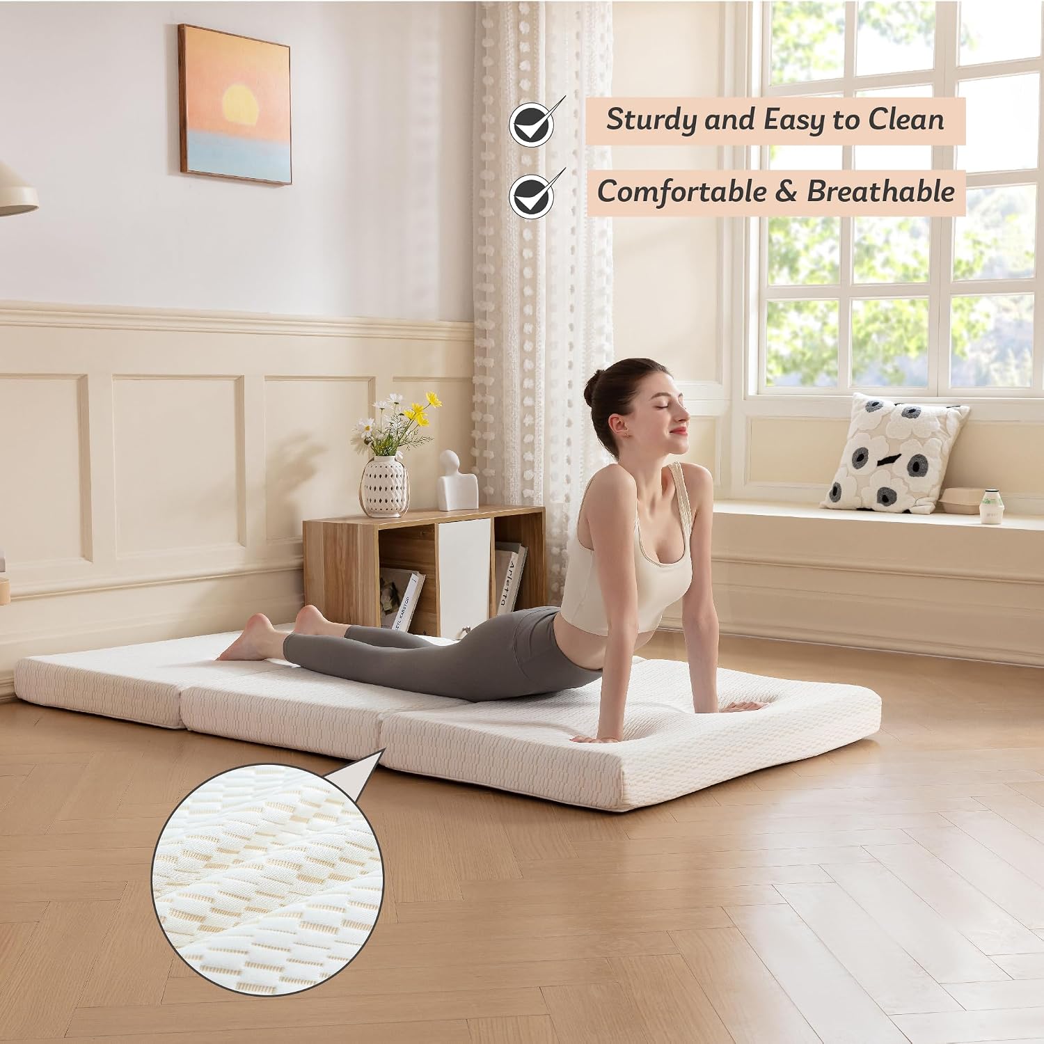 Thumbnail 6 de MLILY Tri-Fold Mattress, 4-Inch