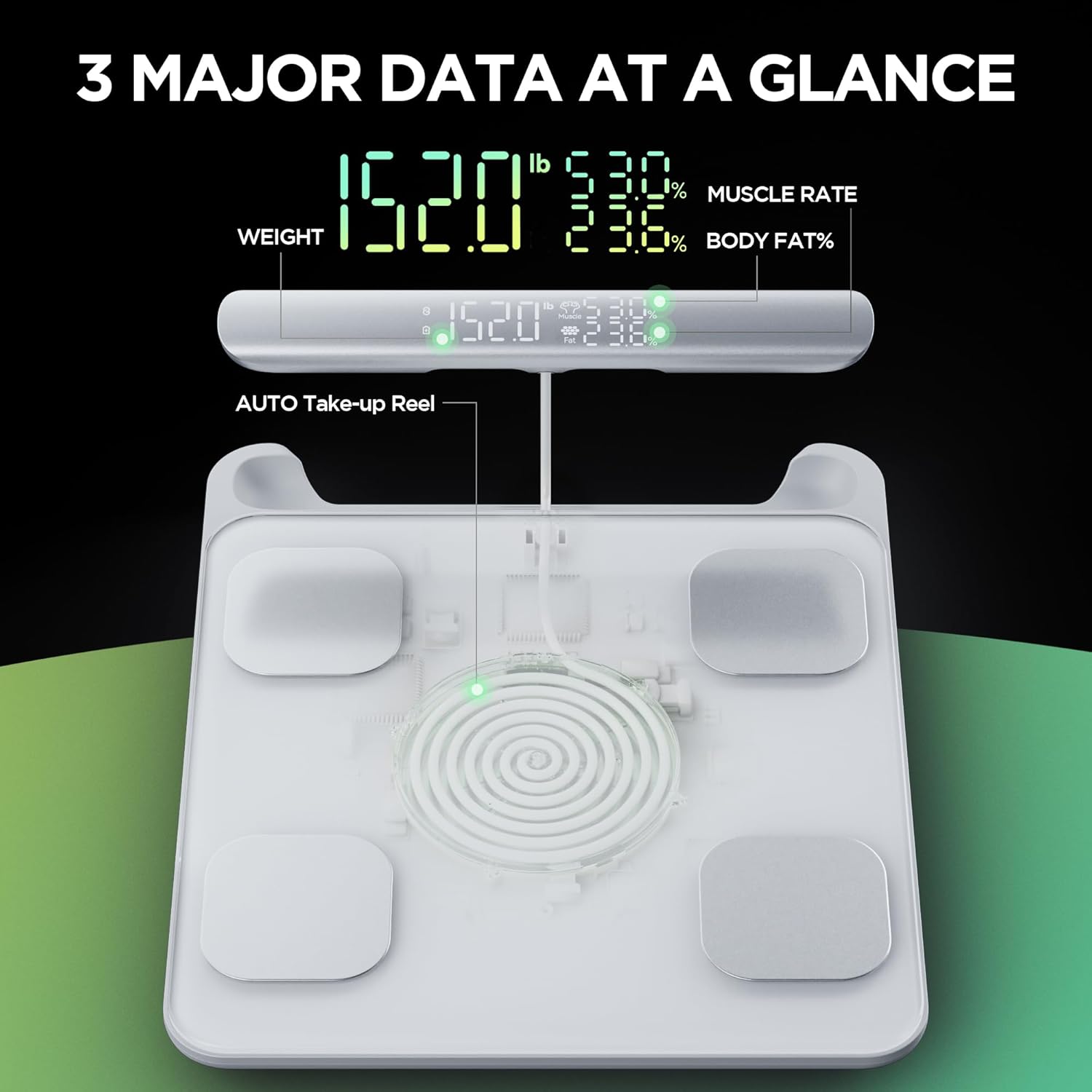 Detalle 2 de RunStar Smart Scale Body Composition 28 metrics ⚖