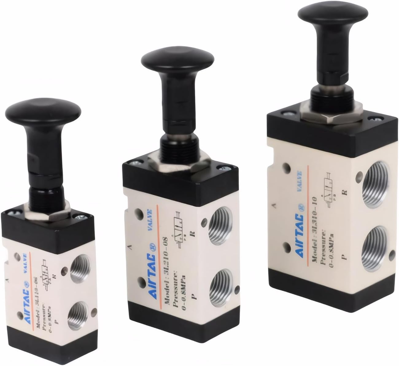 Detalle 1 de AirTAC pneumatic hand valve 3L210-08