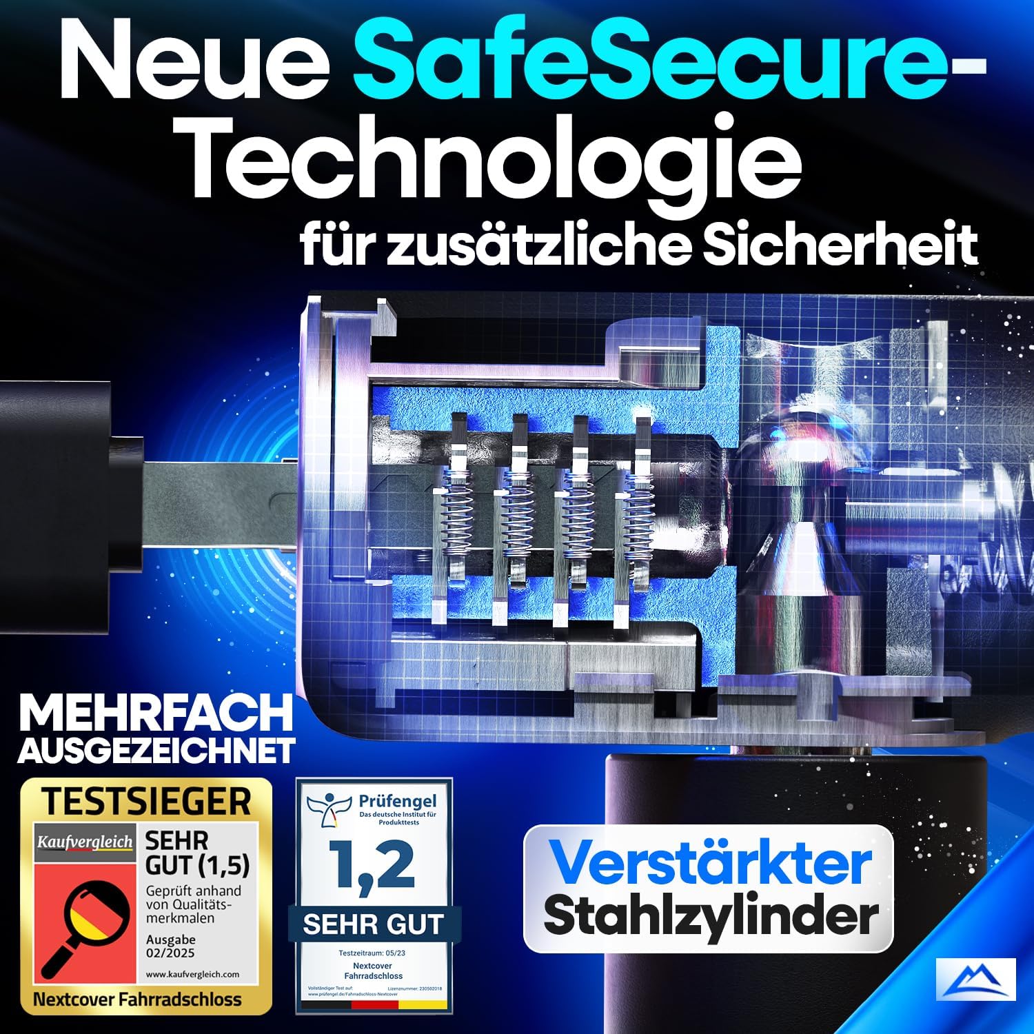 Detalle 2 de NEXTCOVER LockOne Fahrradschloss 90 cm