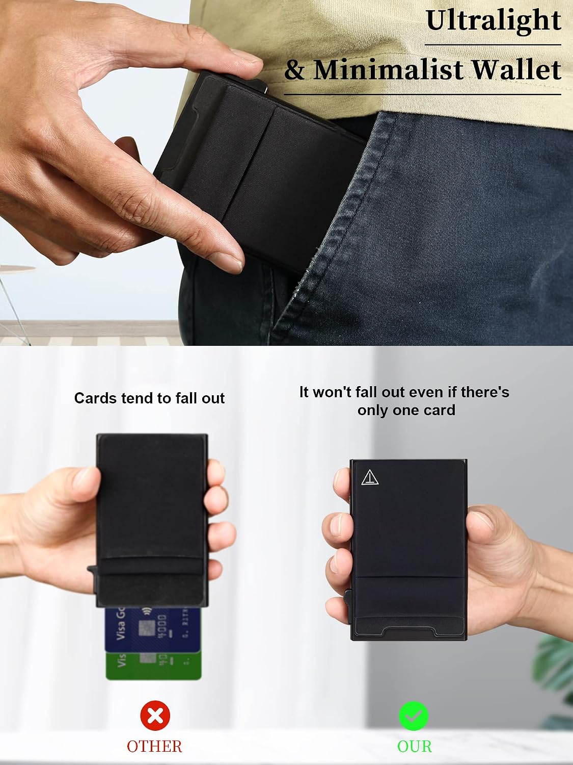 Detalle 2 de TOYFID Minimalistische Brieftasche 6 Karten đź‘›