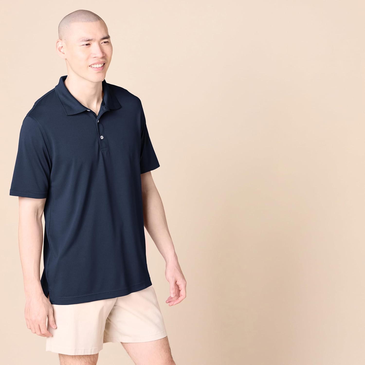 Detalle de Amazon Essentials Homme Polo de golf à manches courtes à séchage rapide