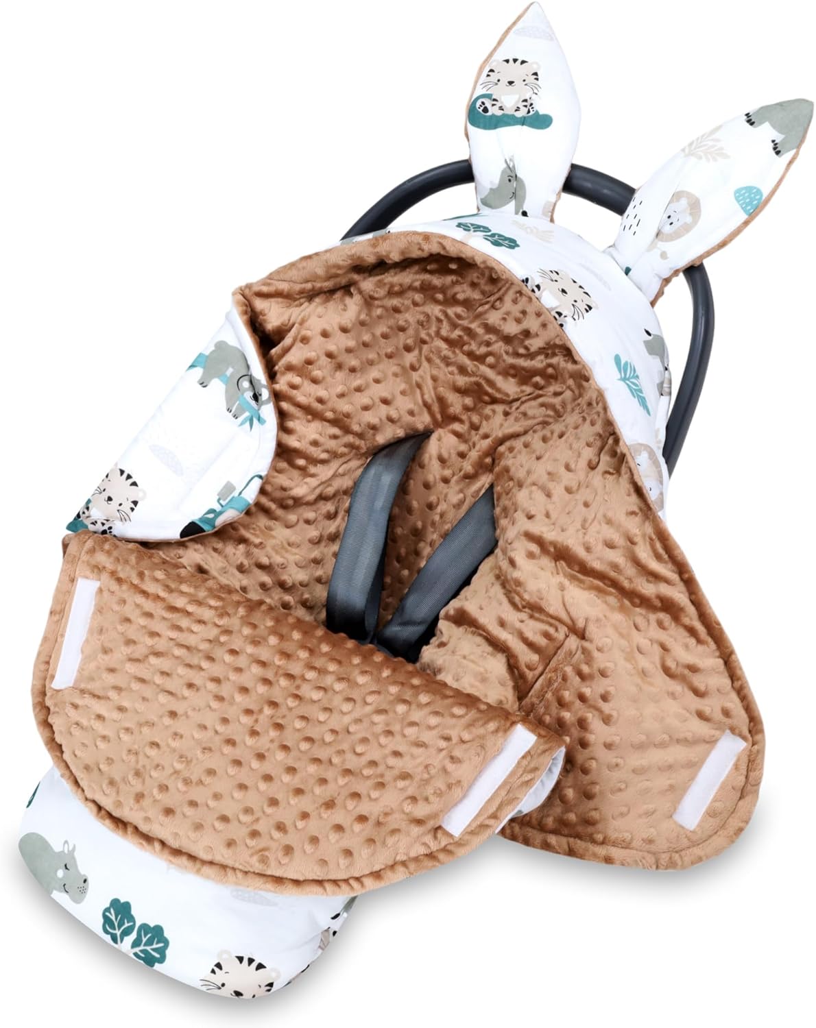 Thumbnail 6 de Totsy Baby Coperta sacco per passeggino e portabebés invernale, con apertura e compatibilità con imbrago a 3 e 5 punti