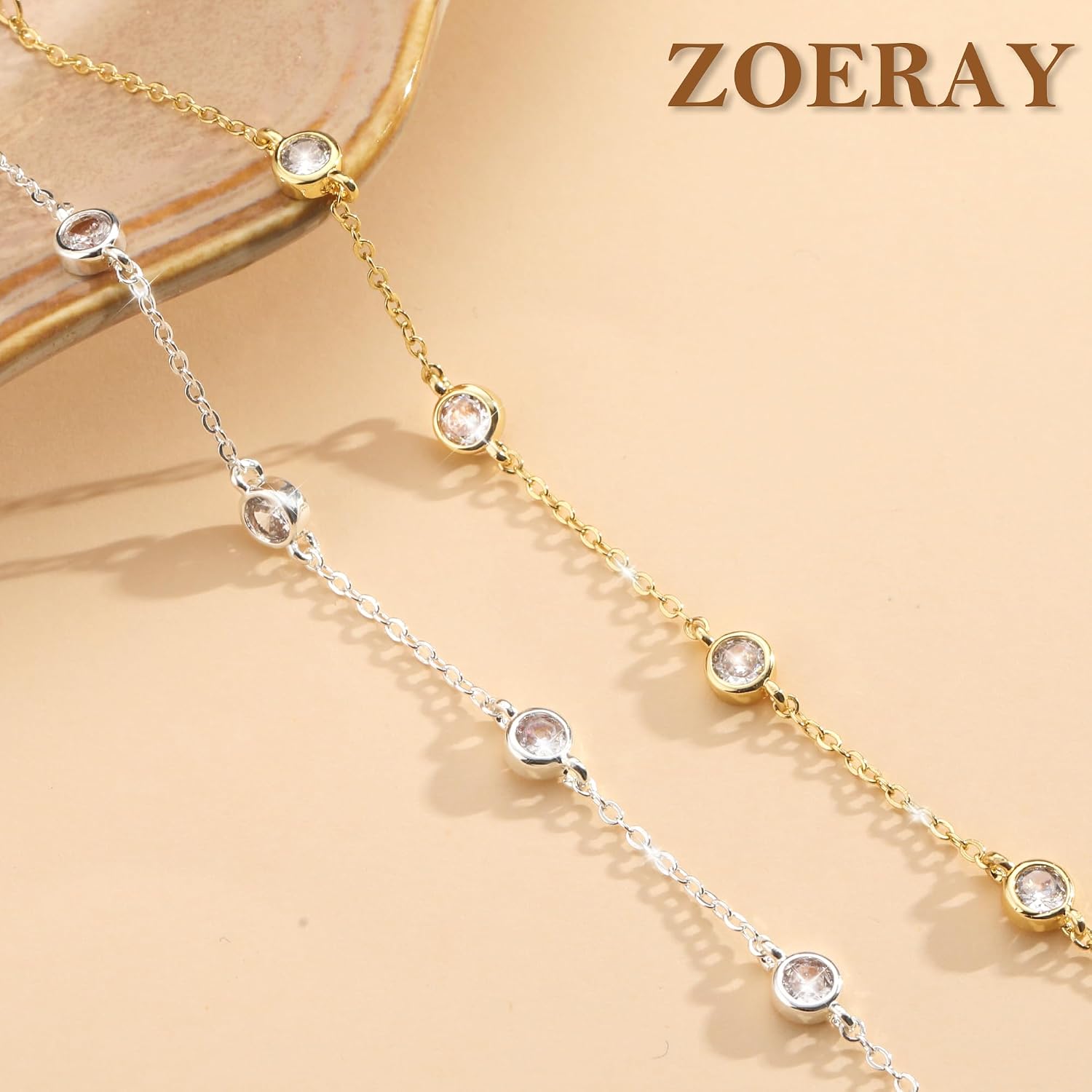 Thumbnail 6 de ZOERAY Armband Damen 18k Gold Silber
