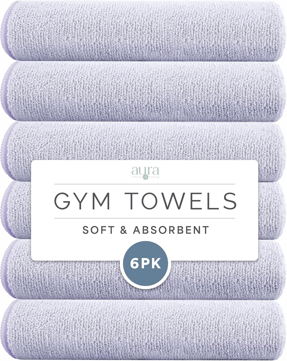 Detalle de S&T INC. Microfiber Gym Towel 6-Pack