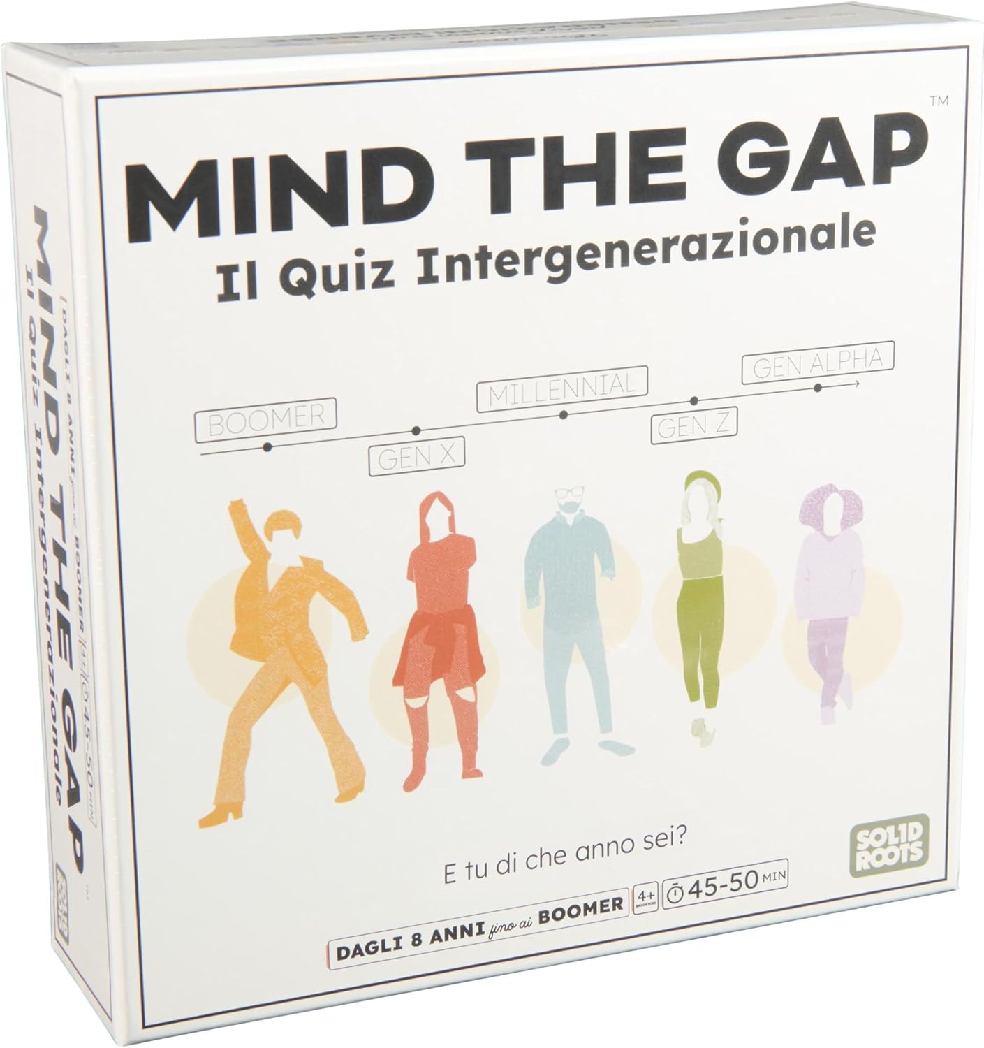 Detalle de Mind The Gap di Spin Master Games: il quiz intergenerazionale con 2.000 domande per tutta la famiglia
