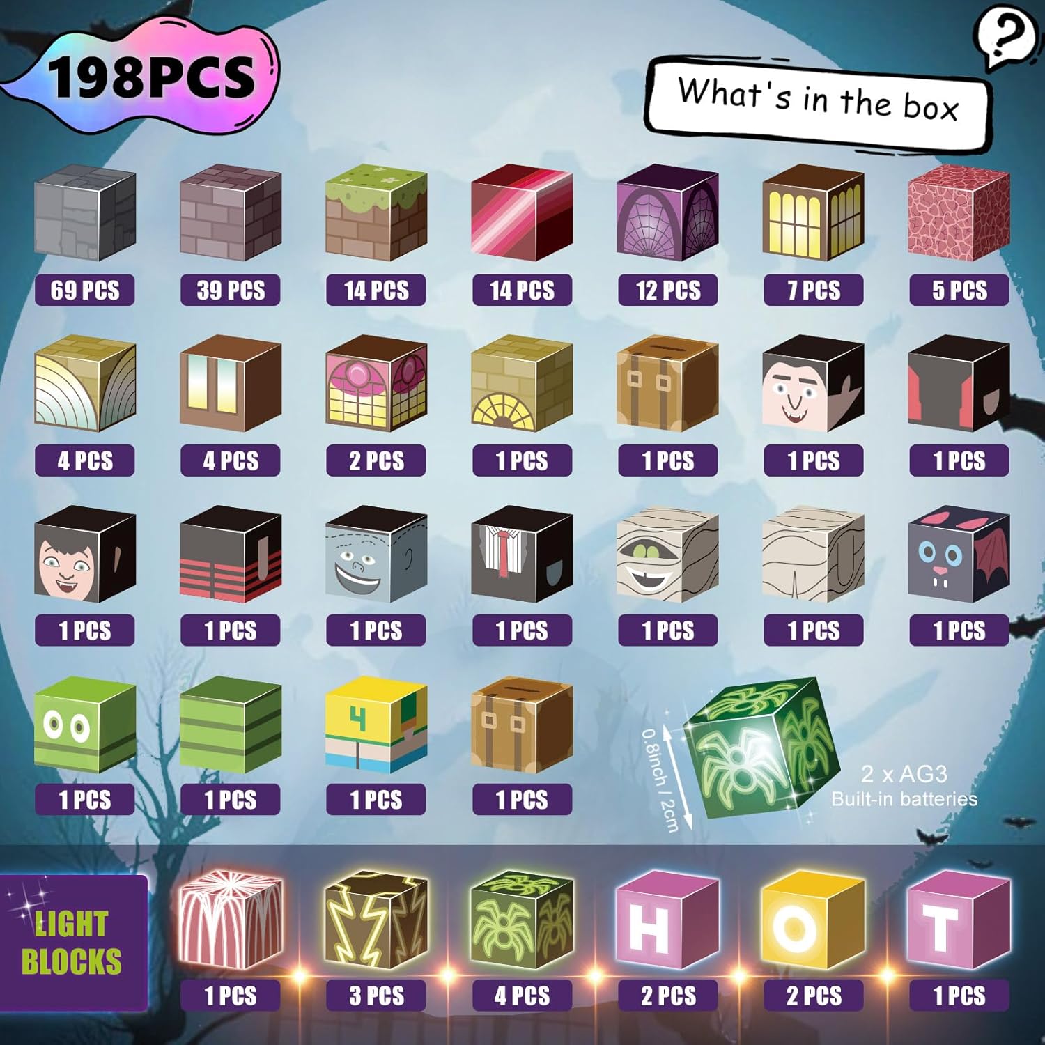 Thumbnail 2 de Bloques Magnéticos 198 Piezas STEM