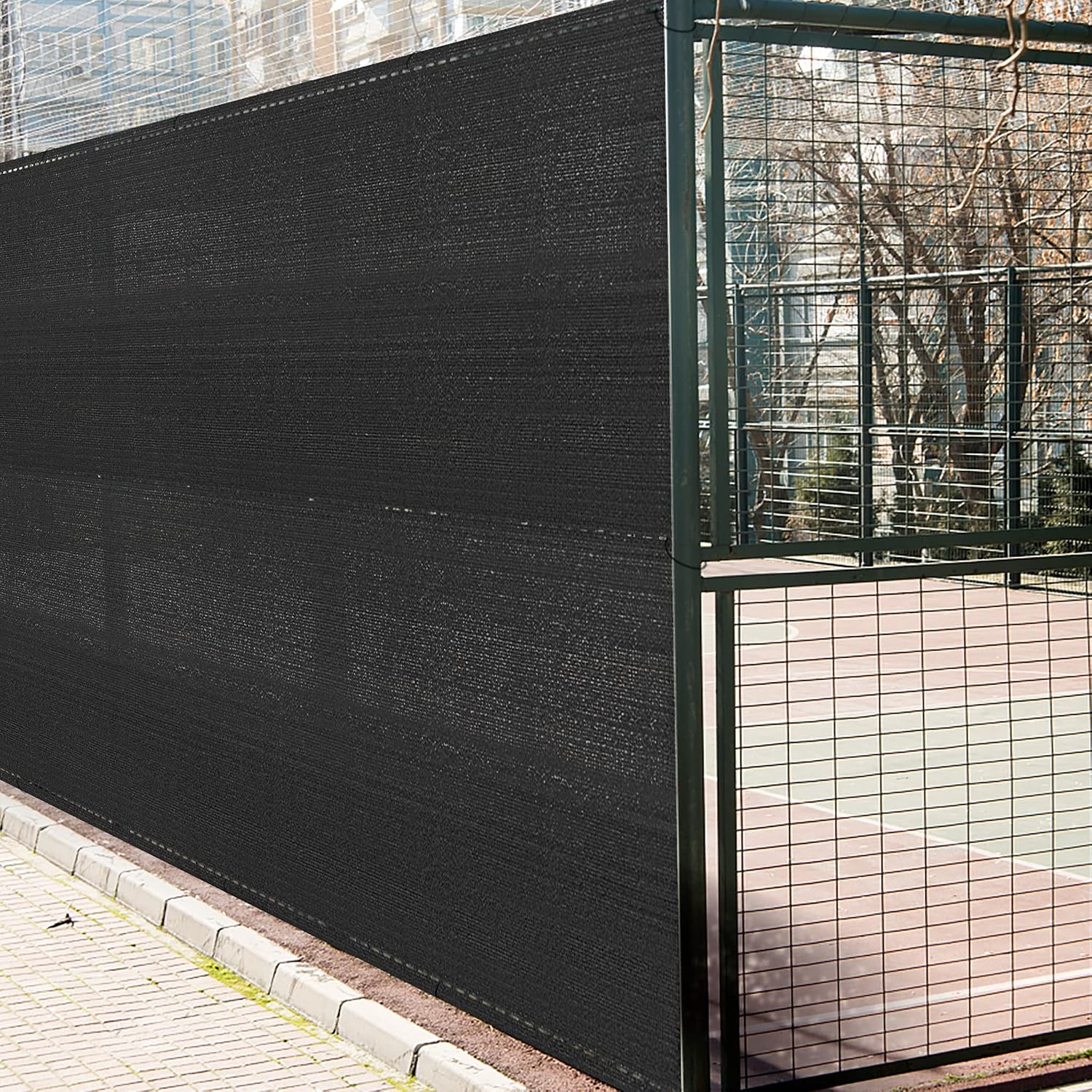 Thumbnail 6 de LZQ 150 g/m² HDPE Fence Screen, UV-Stabilised, Anthracite, 1.0 x 10 m