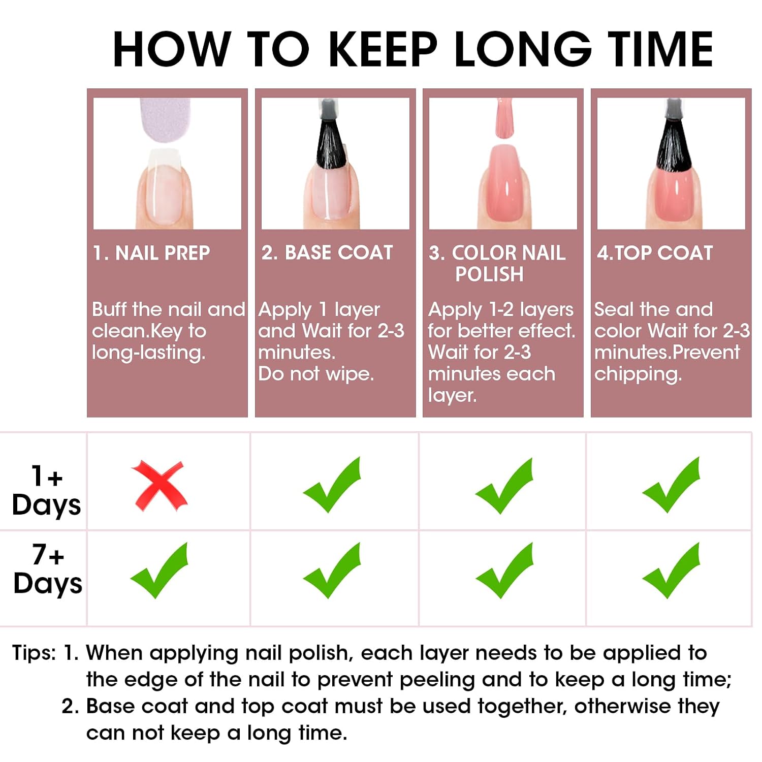 Thumbnail 6 de GELLEN Nail Polish Neutral Earth Tones: 6-Color Nude Dusty Rose Set for All Seasons
