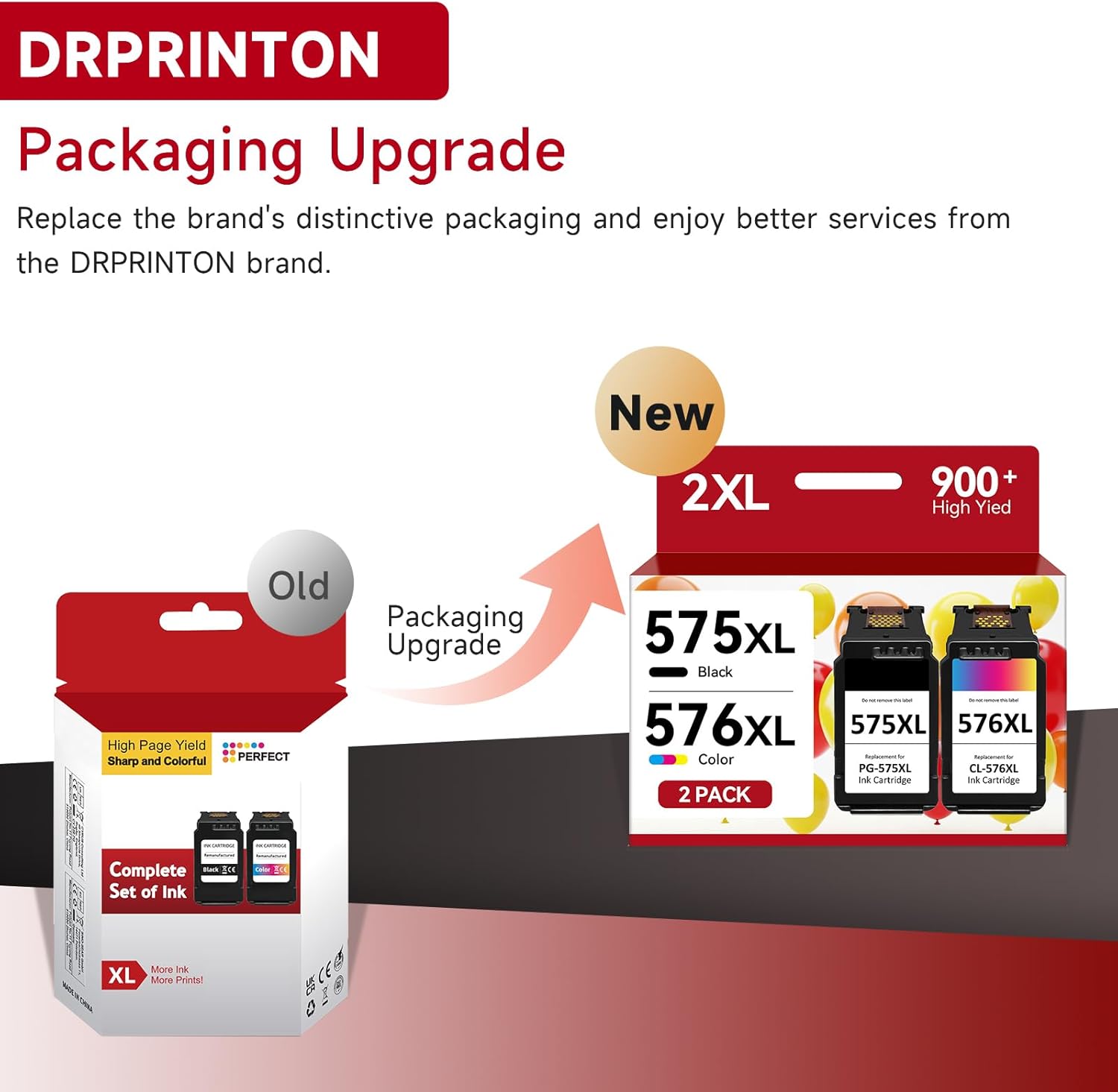 Detalle 2 de PG-575XL CL-576XL Canon ink cartridges 2-pack đź–¨