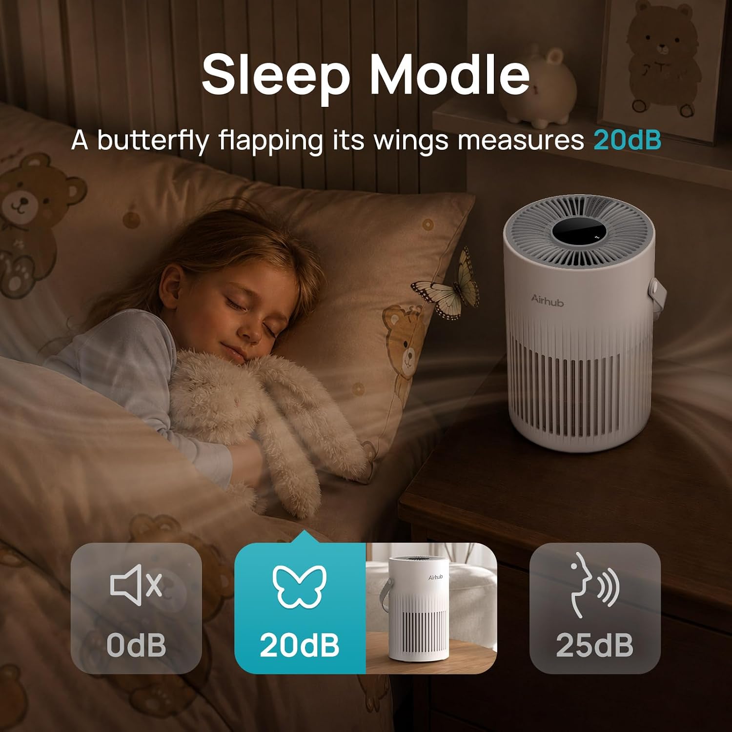 Thumbnail 1 de Air Purifier, Pearl White