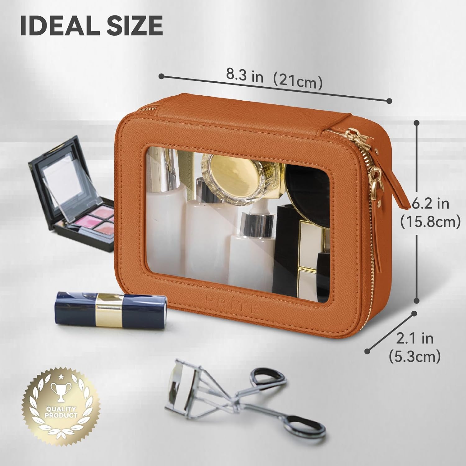Detalle de Prite Cosmetic Bag in Vegan Leather