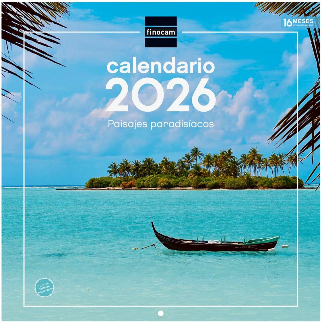Detalle de Finocam Calendario pared 2026 30x30 cm