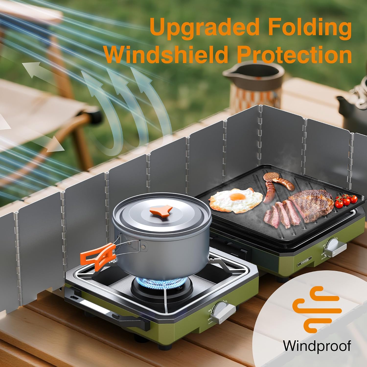 Detalle 2 de ODSD 2 Burner 20000 BTU camping stove