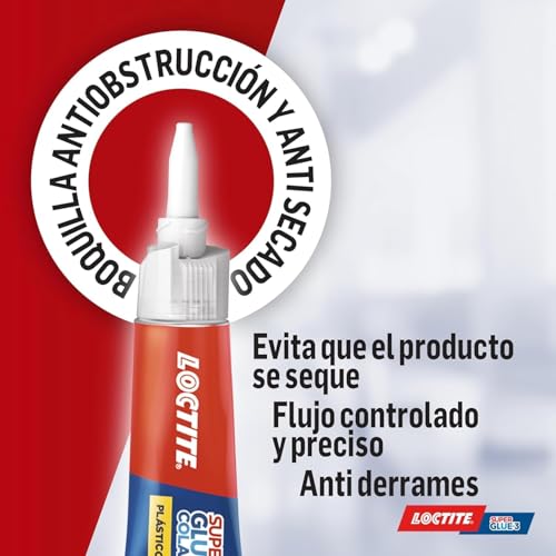 Thumbnail 3 de Loctite Super Glue-3 Plásticos: pegamento instantáneo transparente para PP, PE y PTFE (2 g/4 ml)