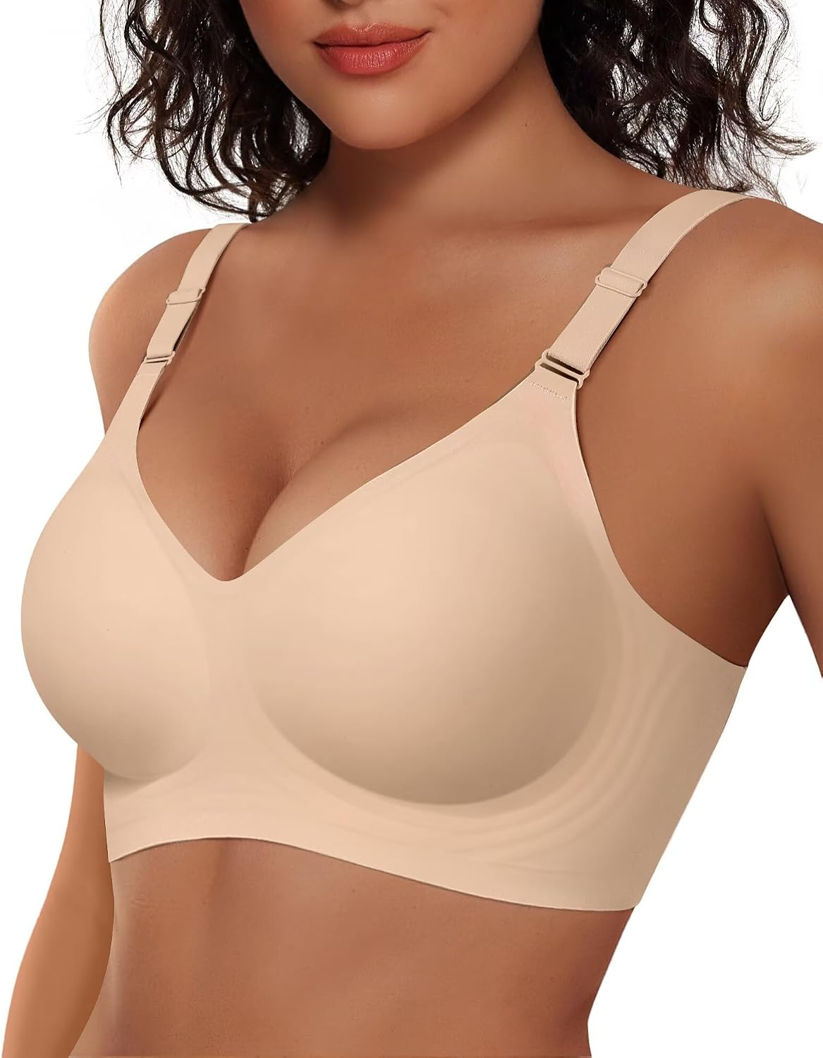 Detalle de Vertvie Wireless Seamless Push Up Bra