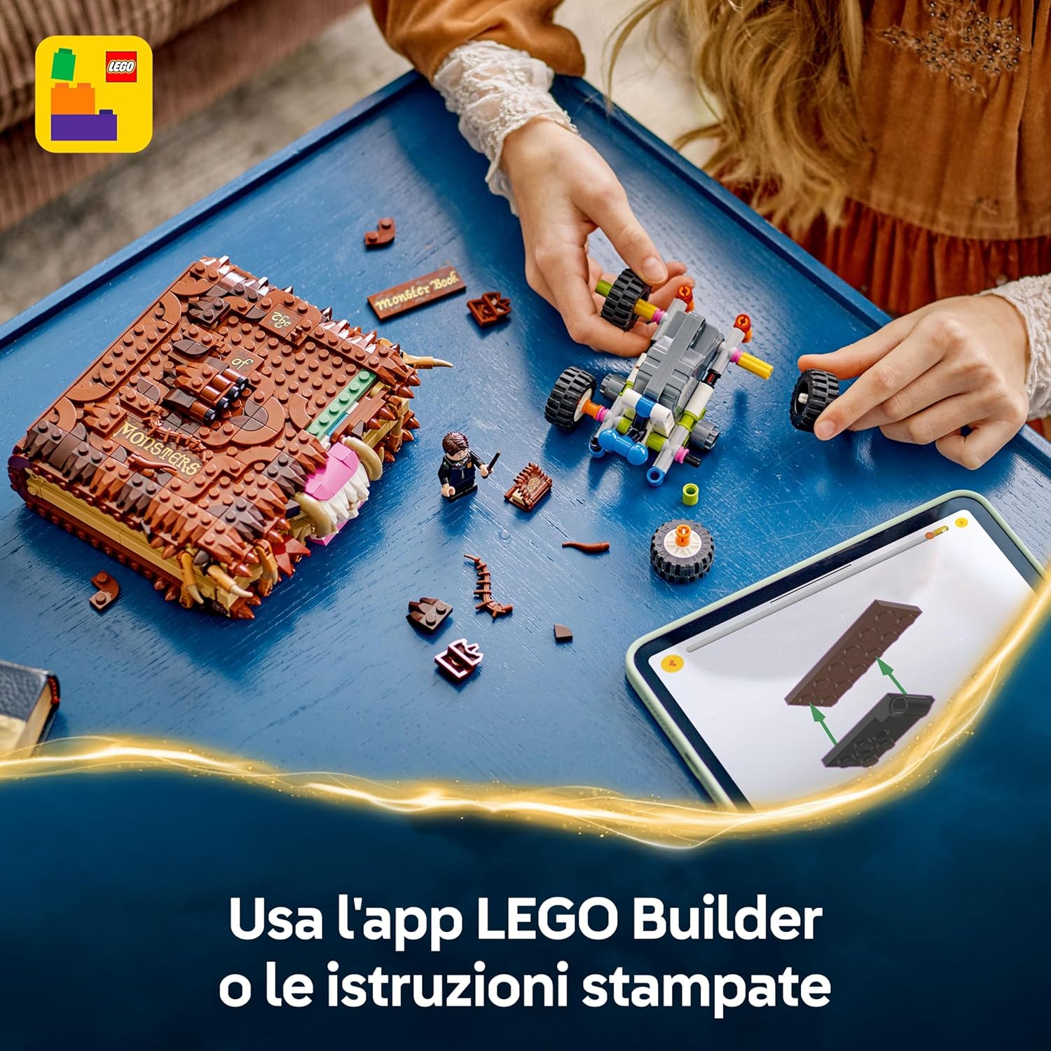 Thumbnail 2 de LEGO Harry Potter Il Libro Mostro dei Mostri Azzanna-te: il set interattivo 76449 con Neville Longbottom