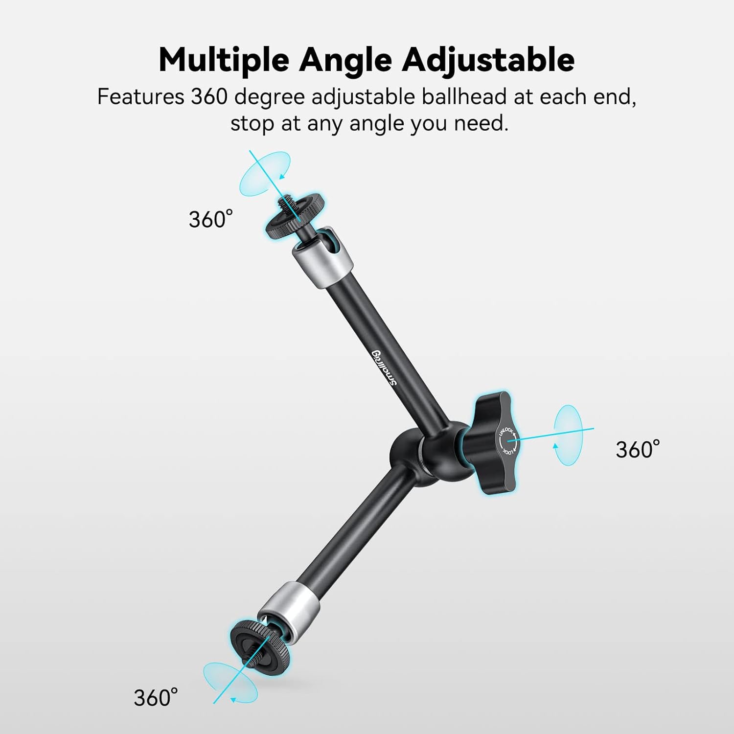 Thumbnail 2 de SMALLRIG 9.8-inch articulating magic arm for monitors 📷